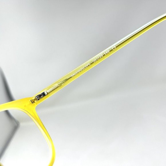 Eyebuy Direct  Kaleidoscope Glasses Square Iridescent Yellow Eyeglasses Frame - Picture 4 of 15